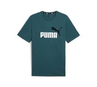 PUMA Mixte Ess+ 2 Col Logo Tee T-shirts, Vert Froid, XXL EU