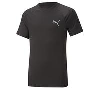 PUMA Mixte Evostripe T-shirt B T shirt, Puma - Noir, 176 EU