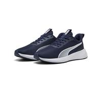 PUMA Mixte Flyer Lite 3 Chaussure de Course sur Route, Navy White, 40.5 EU