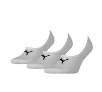 PUMA Mixte Footie Chaussettes, Blanc, 50 EU