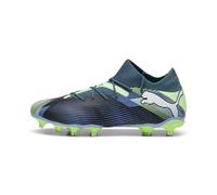PUMA Mixte Future 7 Match FG/AG Soccer Shoe, Gray Skies White-Fizzy Apple, 42.5 EU
