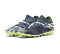 PUMA Mixte Future 7 Match MG Soccer Shoe, Gray Skies White-Fizzy Apple, 42 EU