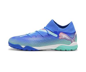 PUMA Mixte Future 7 Pro Cage Soccer Shoe, Bluemazing White-Electric Peppermint, 46.5 EU