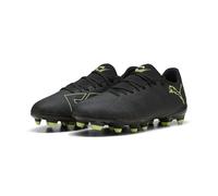 PUMA Mixte Future 8 Play FG/AG Chaussure de Football, Noir pétillant Vert Clair Terrain, 42.5 EU