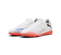 PUMA Mixte Future 8 Play It Chaussure de Football, Blanche, Noire, Rouge éclatante, 48.5 EU