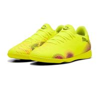 PUMA Future 8 Play IT, Chaussure de Football Unisexe, Yellow Alert-PUMA Black-Sun Struck,