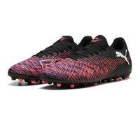 PUMA Mixte Future 8 Play MG Chaussure de Football, Black White-Glowing Red, 42 EU