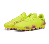 PUMA Mixte Future 8 Play MG Chaussure de Football, Yellow Alert Black-Sun Struck, 46.5 EU