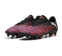 PUMA Mixte Future 8 Play MXSG Chaussure de Football, Black White-Glowing Red, 45 EU