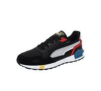 PUMA Mixte Graviton Tera Basket, Black White-Harbor Mist-High Risk Red, 44.5 EU