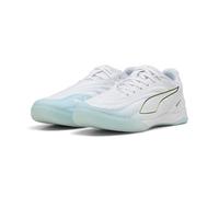 PUMA Mixte Ibero V Chaussure de Football, Verre de mer Blanc Aqua Fizzy Light, 40 EU
