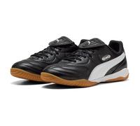 PUMA Mixte King Liga It Chaussure de Football, Black White Silver, 48.5 EU
