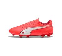 PUMA Mixte King Match FG/AG Chaussure de Football, Glowing Red White-Red Fire, 44.5 EU