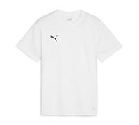 PUMA Mixte Maillot Teamgoal Jr Tee, Puma Blanc - Noir Puma, 152 EU
