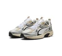 PUMA Mixte Milenio Tech Basket, Blanc Chaud Blanc Argent, 43 EU