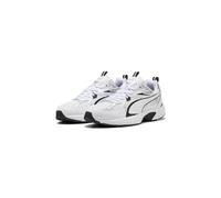 PUMA Mixte Milenio Tech Basket, White Black Silver, 43 EU