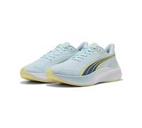 PUMA Mixte Pounce Lite Chaussure de Course sur Route, Sea Glass Fizzy Light Dark Indigo, 38 EU