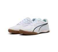 PUMA Mixte Pressing Iv Chaussure de Football, Verre de mer Blanc Aqua Fizzy Light, 47 EU