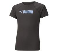 PUMA Mixte Puma Fit Tee G T shirt, Puma - Noir, 152 EU