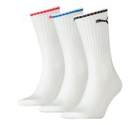 PUMA Mixte Puma Unisex Sport Crew Stripe Socks (3 Pack) Chaussettes, Blanc., 35-38 EU