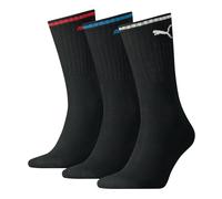 PUMA Mixte Puma Unisex Sport Crew Stripe Socks (3 Pack) Chaussettes, Noir, 39-42 EU