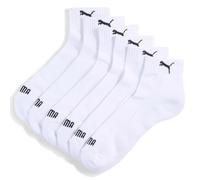 PUMA Mixte Quarter Cushioned Recycled Cotton Chaussettes, Blanc., 35-38 EU
