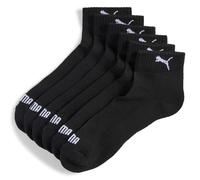 PUMA Mixte Quarter Cushioned Recycled Cotton Chaussettes, Noir, 35-38 EU
