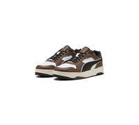 PUMA Mixte Rbd Break Low Basket, White Black Flat Bronze, 46 EU