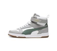 PUMA Mixte Rbd Game Basket, Eucalyptus Blanc Béton Gris Or, 43 EU