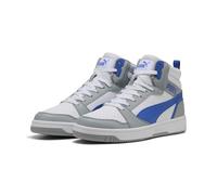 PUMA Mixte Rebound V6 Basket, Cool Mid Gray-Vivid Blue White, 38.5 EU