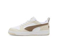 PUMA Mixte Rebound V6 Low Basket, White-Totally Taupe-Alpine Snow, 42.5 EU