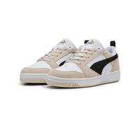 PUMA Mixte Rebound V6 Low SD Basket, Alpine Snow Black White, 39 EU