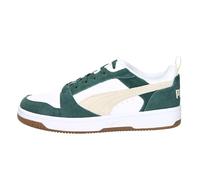 PUMA Mixte Rebound V6 Low SD Basket, Green Terrain Neige Alpine Blanc, 44 EU