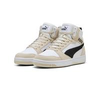 PUMA Mixte Rebound V6 SD Basket, Alpine Snow Black White, 41 EU