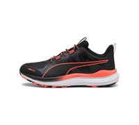 PUMA Mixte Reflect Lite Trail Chaussure de Course sur Route, Black-Glowing Red, 38 EU
