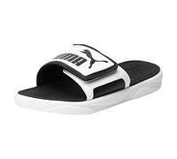 PUMA Mixte Royalcat Comfort Adult Sandal, WHITE- BLACK, 35.5