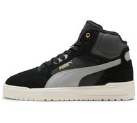 PUMA Mixte Shuffle Downtown Mid WTR Basket, Noir Gris Echo Gold, 41 EU