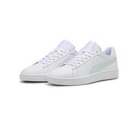 PUMA Mixte Smash 3.0 L Basket, White-Peaceful Blue, 40.5 EU