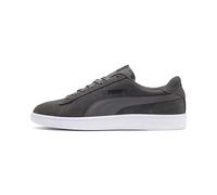 PUMA Mixte Smash V2 Baskets, Castlerock Puma Gris Puma Blanc, 44 EU