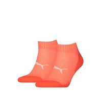 Puma Sneaker Chaussettes, Orange, 39/42 (Lot de 2) Unisexe