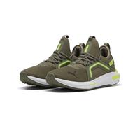 PUMA Mixte SOFTRIDE Enzo 5 Chaussure de Course sur Route, Loden Green-Yellow Alert, 42 EU