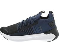 PUMA Mixte Softride Symmetry Fuzion Road Running Shoe, Black-Club Navy White, 44.5 EU