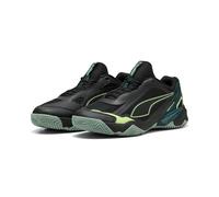 PUMA Mixte Solarstrike 4 Chaussure intérieur, Black Green Terrain Fizzy Light Moss, 41 EU