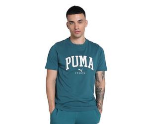 Puma Mixte Squad Big Graphic Tee T-Shirts, Vert Froid, L EU