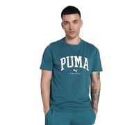 PUMA Mixte Squad Big Graphic Tee T-Shirts, Vert Froid, S EU
