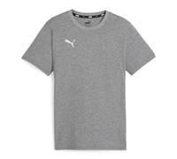 PUMA Mixte Teamgoal Casuals Jr Tee, Gris Moyen Chiné/Blanc Puma, 140 EU