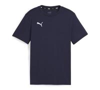 PUMA Mixte Teamgoal Casuals Jr Tee, Puma Navy-puma Blanc, 140 EU