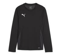 Maillot PUMA teamGOAL manches longues enfant noir blanc F03 164