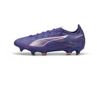 PUMA Mixte Ultra 5 Match MxSG Soccer Shoe, Lapis Lazuli White-Sunset Glow, 43 EU