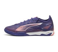 PUMA Mixte Ultra 5 Pro Court Soccer Shoe, Lapis Lazuli White-Sunset Glow, 42.5 EU